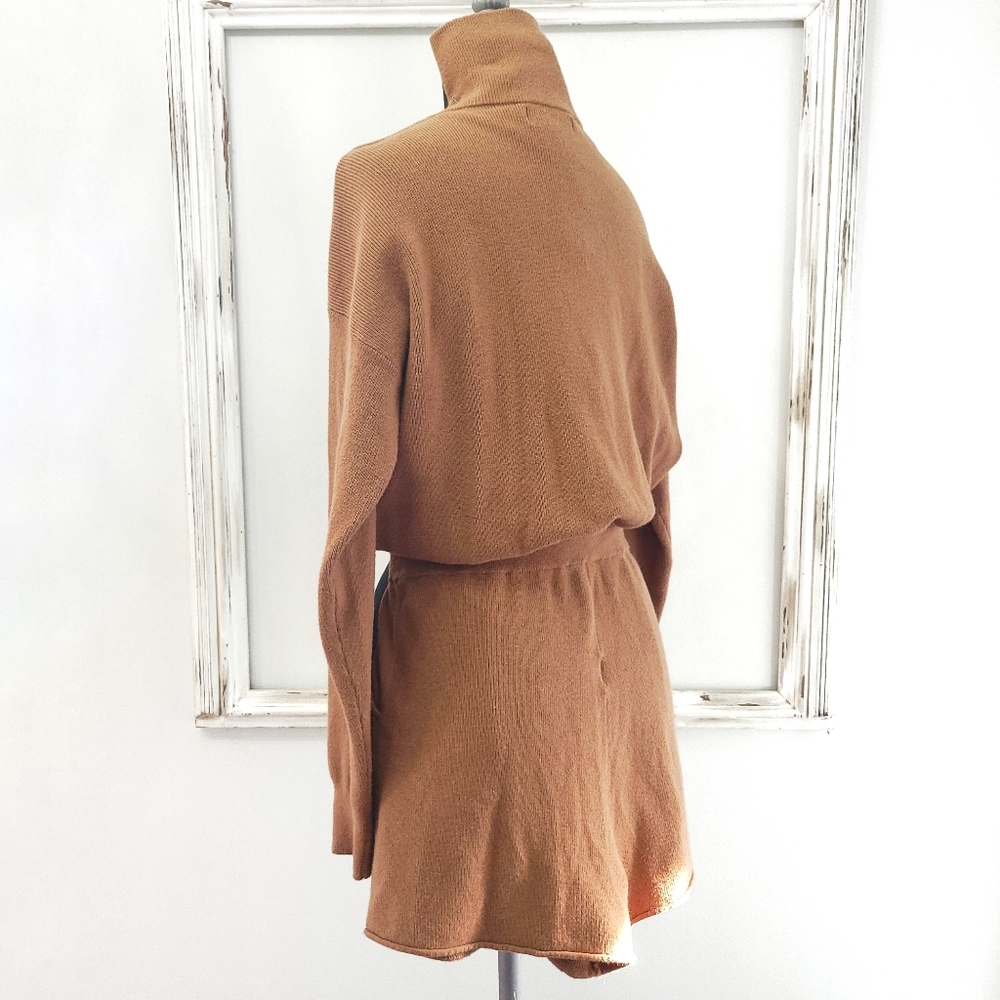 REVOLVE L'Academie Shannon Athleisure Y2K Rib Brown Romper Playsuit - Picture 9 of 12